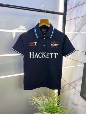 Aston Martin Hacket t Navy Polo Premium Collar Neck T-shirt F2572-NY