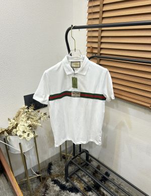 Gucc_i Signature Middle Patched Imported Very Premium Polo T-shirt