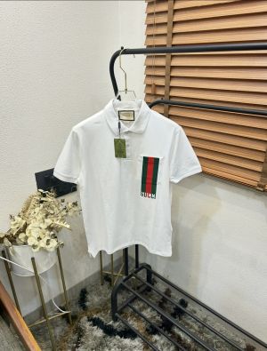 Gucc_i Pocket Signature Printed Imported Very Premium Polo T-shirt
