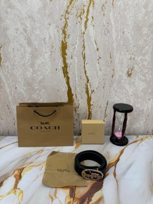 Coach_Horse_Carriage_Buckle_Belt_Premium_Quality_With_Box_And_Dust_Bag_(C60-G_Black)