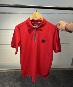 SALE Tommy hilfige_r red Polo embroideR