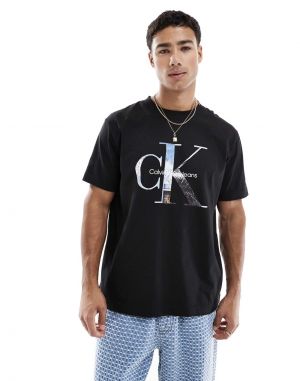 Calvin Klei_n Printed Premium Round Neck T-shirt