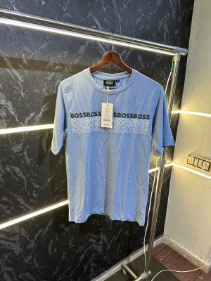 SALE Hugo_Boss Premium Store Article Round Neck Tshirt No Return No Exchange On This Product 