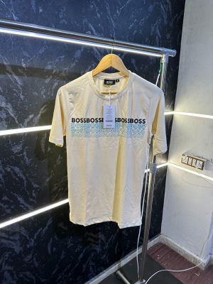 SALE Hugo_Boss Premium Store Article Round Neck Tshirt No Return No Exchange On This Product