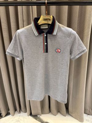 GUCCCI POLO PREMIUM GREY G LOGO