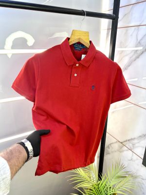 Ralph_Lauren Polo Red Premium Collar Neck T-shirt F2644-RE