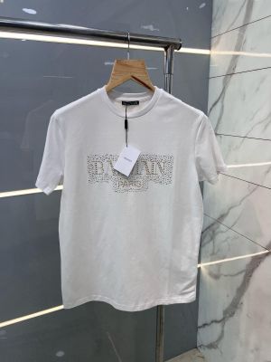 Balmai n Cotton Lycra 200Gsm Fabric Tshirt With Stone Work 1005