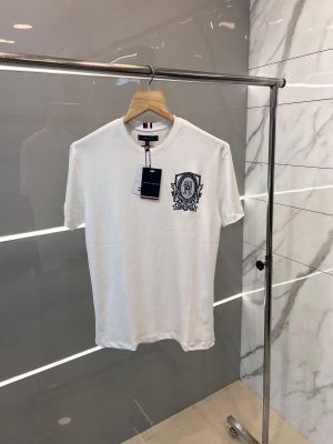 Tommy Hilfige r Premium Embroidery Patch Tshirt White SALE OFFER (739)