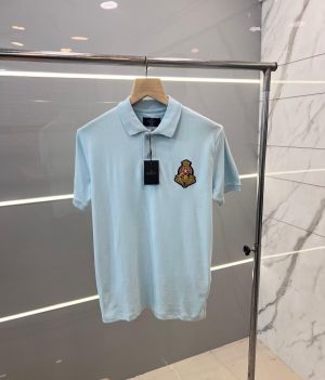 Hacket_t Premium 240 GSM INTERLOCK LYCRA FABRIC Polo T-shirt Sky Blue (598)