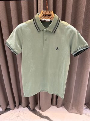 Calvin Klei_n Chest Logo Polo T-shirt green