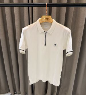 Calvin Klei_n Chest Logo Polo T-shirt white