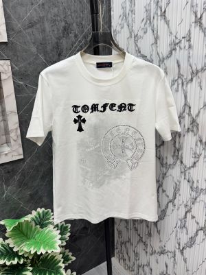 Sale.CHROME.HEARTS.100%.IMPORTED.FRONT.STONE.WORK.VERY.PREMIUM.ROUND.NECK.TSHIRT.