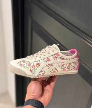 Onitsuka Tiger Onitsuka tiger Mexico 66 Cream Pink Floral sneakers Fix