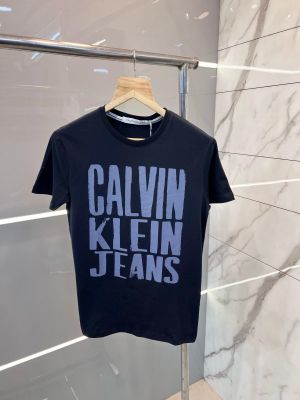 Calvin Klei n Round Neck back Side printed Design Navy Blue 2185