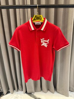 Coac_h Chest Logo Polo T-shirt Red