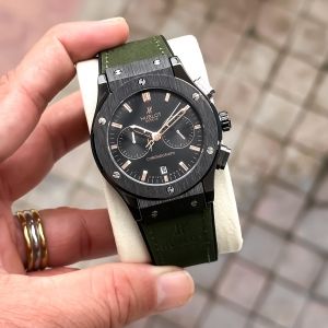 _Hublot_Chrono_Green_Black_All_Working