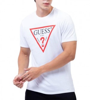 Guess White Printed Premium T-Shirt (1341)