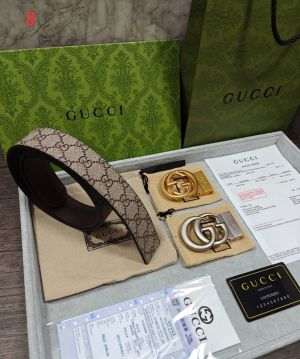GUCCI_PREMIUM_DOUBLE_BUCKLE_BELT_COMBO_WITH_OGBOX_CARRYBAG_ETC(EA13)