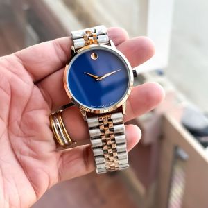MOVADO_TWO TONE_BLUE