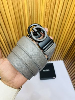 192 GUCC_I GREY PREMIUM QUALITY AUTOMATIC LOCK BELT