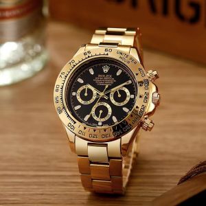 Role_x Oyster perpetual Daytona Chosmograph Gold-Black