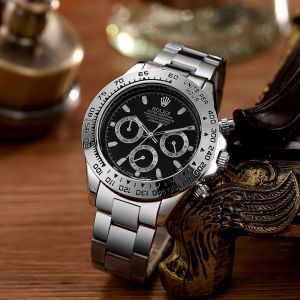 Role_x Oyster perpetual Daytona Chosmograph Silver-Black