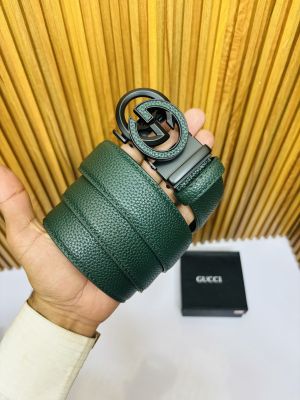 193 GUCC_I GREEN PREMIUM QUALITY AUTOMATIC LOCK BELT