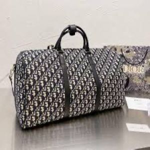 Dior_oblique duffle bag premium quality with dust cover