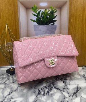Chanel_jumbo Paris Glossy bag with box premium quality