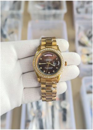 Role_x Oyster perpetual Day Date Diamond 40 Battery - J1446