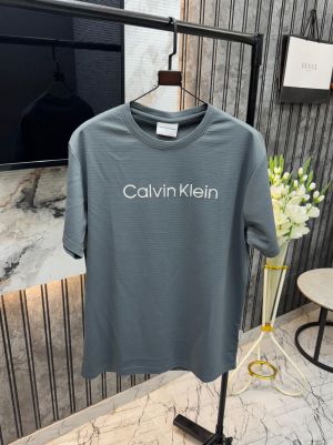 Sale.Calvin.klein.Imported Knitted Fabric Front Embossed Printed Very Premium Round Neck Tshirt 