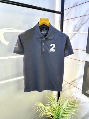 Hacket t Grey Polo Premium Collar Neck T-shirt F2827-GY