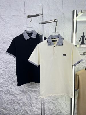 DOLCE & GABBAN_A PREMIUM CREME 3D COLLAR POLO