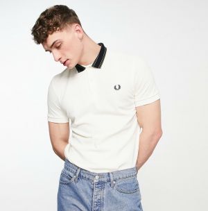 SALE FRED PERR_Y WHITE PREMIUM POLO