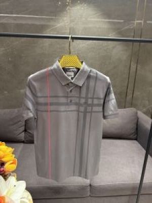 BURBERR_Y GREY PREMIUM IMPORTED POLO