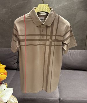 BURBERR_Y BROWN PREMIUM IMPORTED POLO
