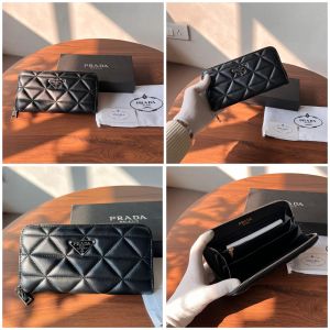 PRADA_PREMIUM_LEATHER_LADIES_WALLET_WITH_OGBOX_CARDS_DUSTBAG_TAGS_EA61