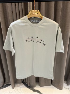 Off-white Round Neck T-shirt Grey