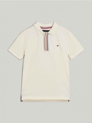 Tommy Hilfige_r Middle Brand Print Round Neck T-shirt red