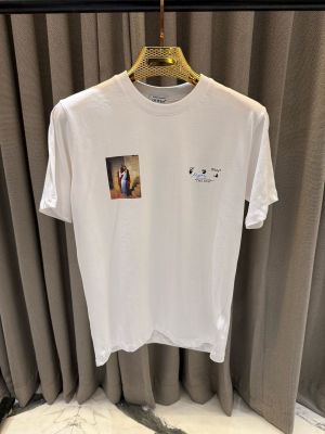 Off-white Round Neck T-shirt White