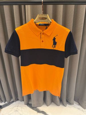 Ralph_Lauren Chest Logo Polo T-shirt orange