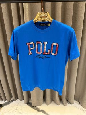 Ralph_Lauren Chest Logo Polo T-shirt blue