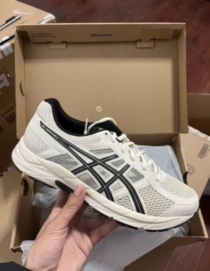Asic-s gel contend 4 marathon running sneakers cream fixed
