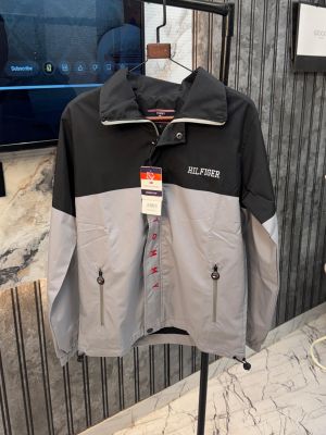 Tommy.Hilfiger.Black.Imported.Front.&.Back.Embroidery.Very.Premium.Windbreaker.Jacket.MR130