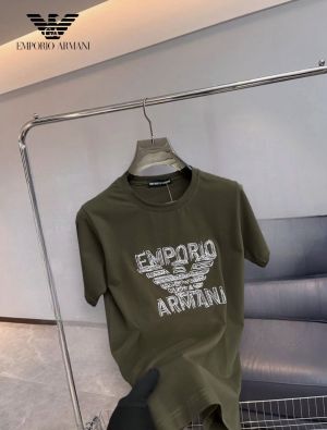 Emporio Arman_i Embroidered Premium Round Neck T-shirt