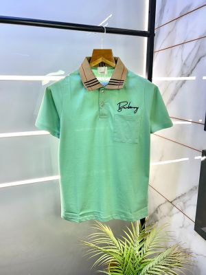 Burberr y Logo Pista Collar Neck Premium Polo T-shirt F2695-PI