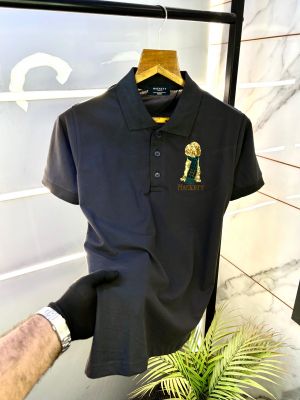 Hacket t Grey Polo Premium Collar Neck T-shirt F2827-GY2