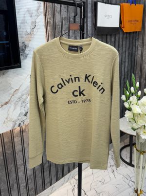 Calvin.Klein Imported Front Embossed Very Premium Full Sleeves Tshirt MR135