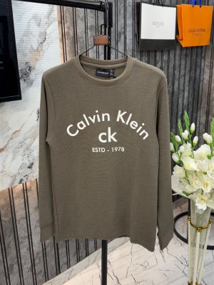 Calvin.Klein Imported Front Embossed Very Premium Full Sleeves Tshirt MR135