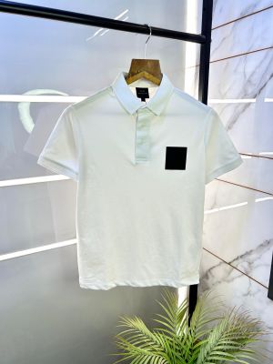 Arman_i Exchange White Polo Premium Collar Neck T-shirt F2704-WH
